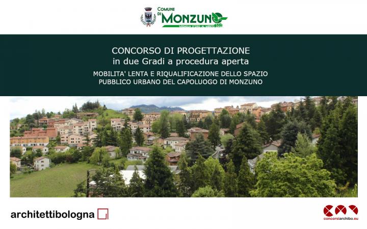 Pubblicato il concorso Mobilità lenta e riqualificazione dello spazio pubblico urbano del capoluogo di Monzuno sulla piattaforma concorsiarchibo.eu