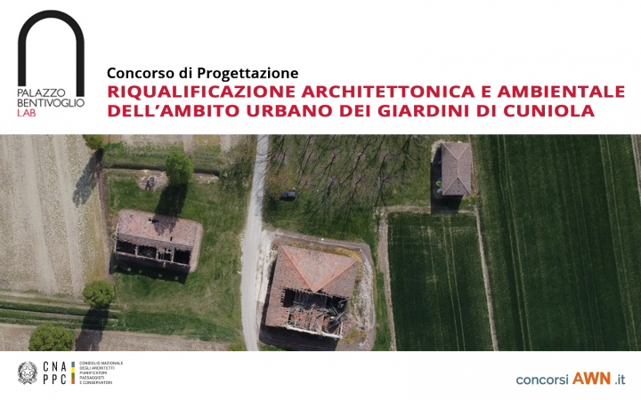 Pubblicato il concorso Giardini di Cuniola – San Martino – Ferrara sulla piattaforma concorsiawn.it