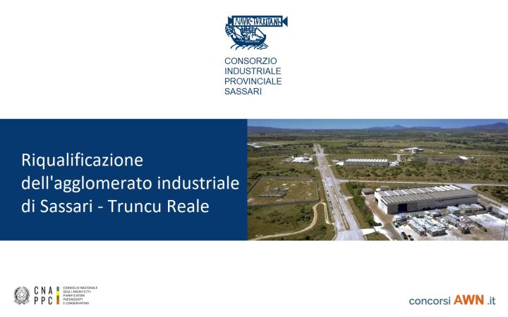 Pubblicato il concorso Riqualificazione Agglomerato Industriale Truncu Reale a Sassari sulla piattaforma concorsiawn.it